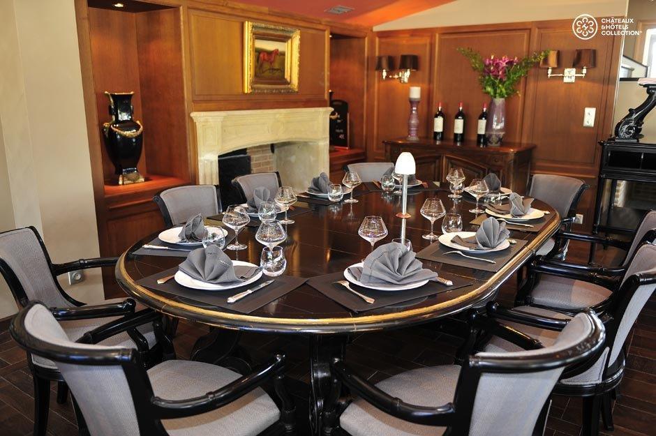 Le Domaine Chateau Du Faucon Donchery Restaurant foto